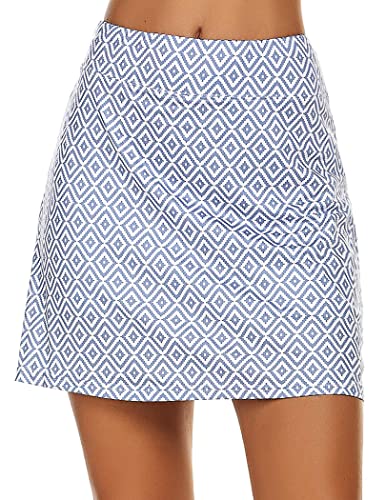Victory Skirts Breathe Casual Daily Sport Skorts Floral Print Cute Tight Apparel